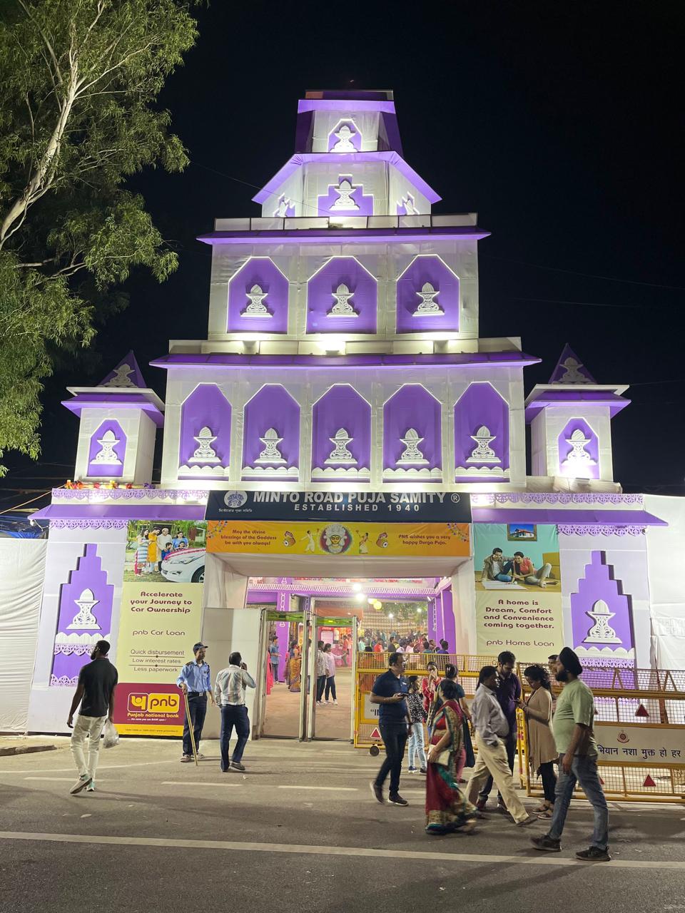 A Decade of Divine Artistry: Inder Tent and Decorators’ Grand Durga Puja 2024 at Kali Mandir, Connaught Place